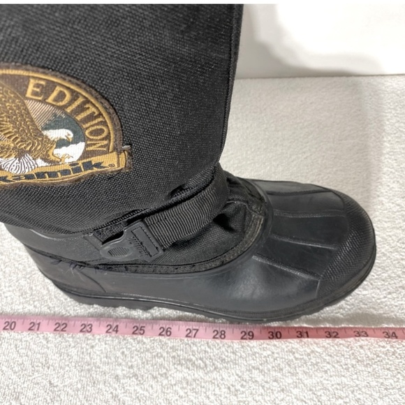Vintage Kamik Black Limited Edition Embroidered Insulated Winter Boots 9 - Picture 12 of 13